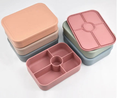 1100ml  BPA Free Microwavable Silicone Food Container Storage