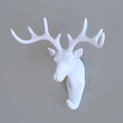 Deer Horns Hanger Rack for Wall Decoration - Vintage, with Hooks for