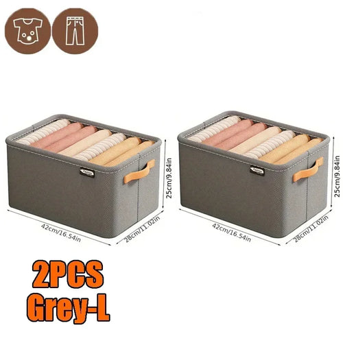 Wardrobe Organizer Box for Storage in The Closet Underwear Drawers