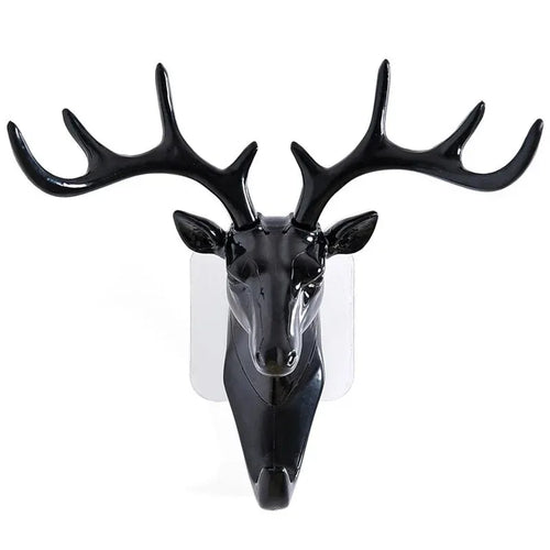 Deer Horns Hanger Rack for Wall Decoration - Vintage, with Hooks for