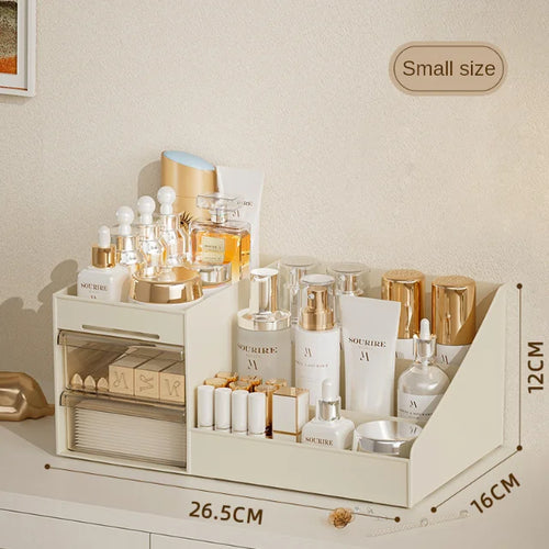 Transparent Drawer Style Makeup Box Dormitory Organizer Plastic