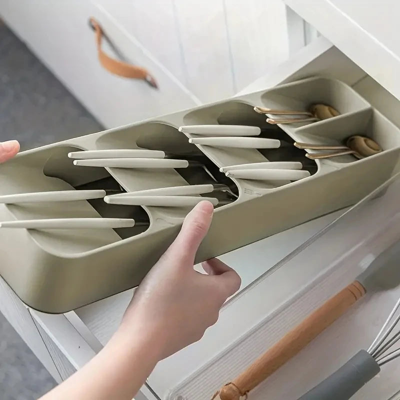 Multi-purpose Cutlery Storage Tray Cutlery Fork Spoon