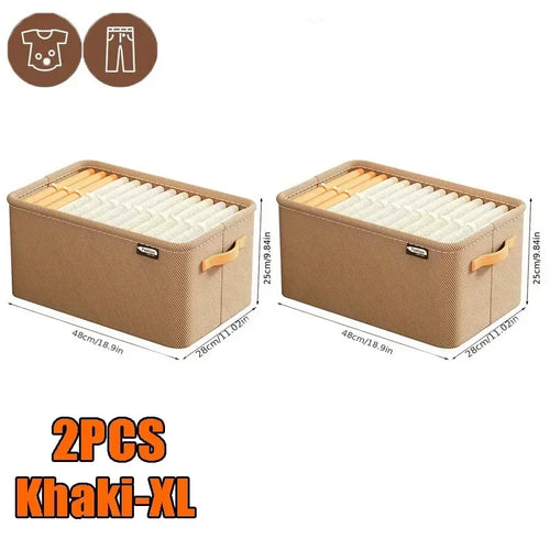Wardrobe Organizer Box for Storage in The Closet Underwear Drawers