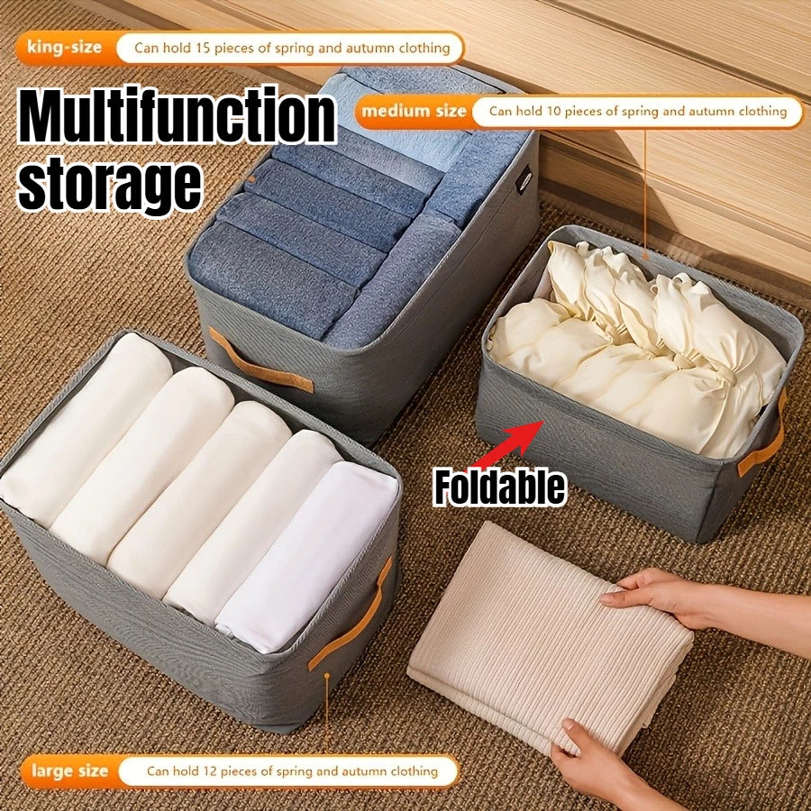 Wardrobe Organizer Box for Storage in The Closet Underwear Drawers