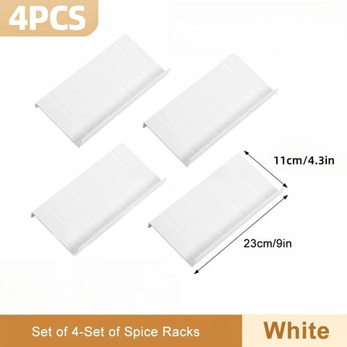 4 Layers Kitchen Spice Drawer Organizer Adjustable Spice Rack for