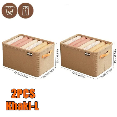 Wardrobe Organizer Box for Storage in The Closet Underwear Drawers