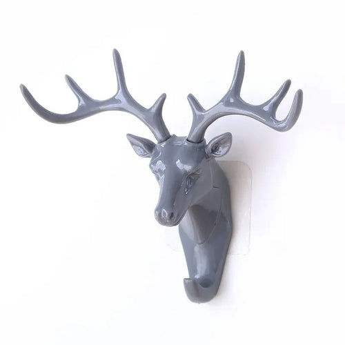 Deer Horns Hanger Rack for Wall Decoration - Vintage, with Hooks for
