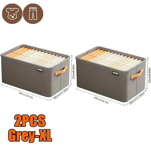 Wardrobe Organizer Box for Storage in The Closet Underwear Drawers