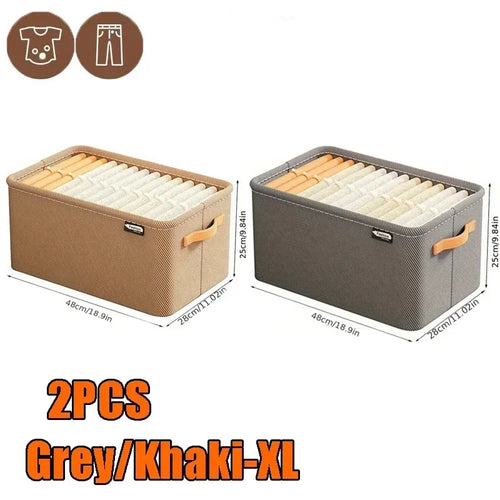 Wardrobe Organizer Box for Storage in The Closet Underwear Drawers