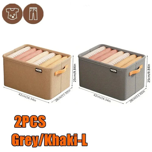 Wardrobe Organizer Box for Storage in The Closet Underwear Drawers